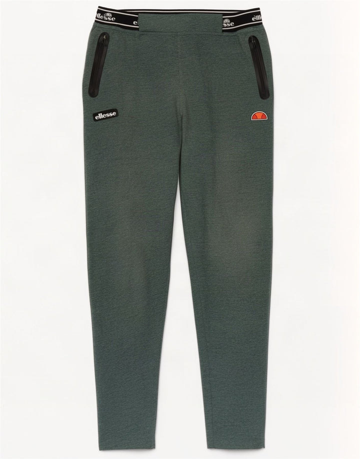 Ellesse Женские спортивные брюки с графическим рисунком, средние зеленые цветные блоки