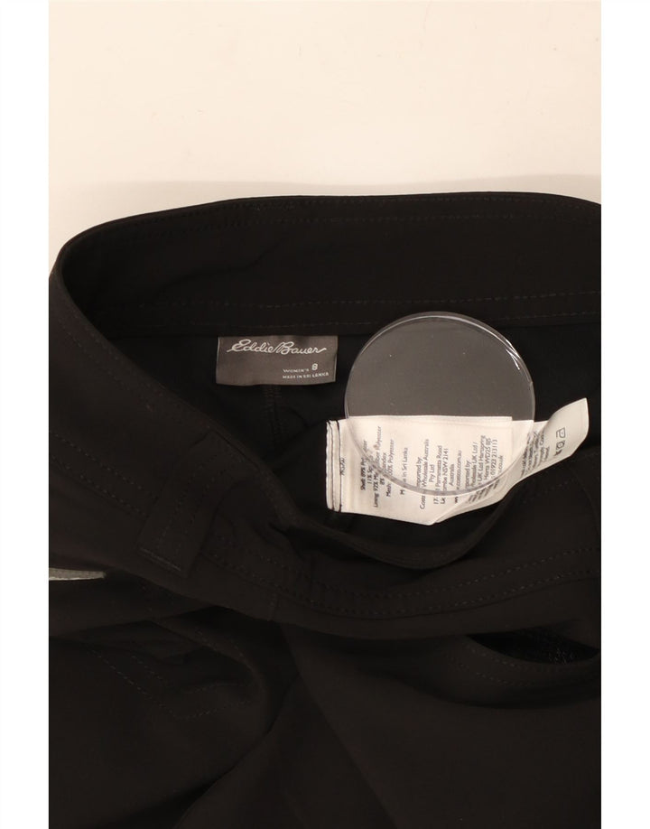Женская мини-юбка EDDIE BAUER US 8 Medium W30, черный полиэстер
