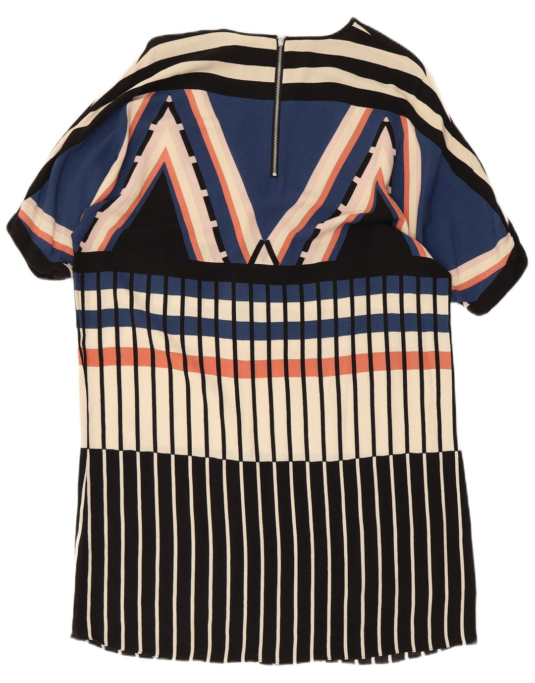 WAREHOUSE Женское платье прямого кроя оверсайз, Великобритания, 10 маленьких разноцветных геометрических узоров