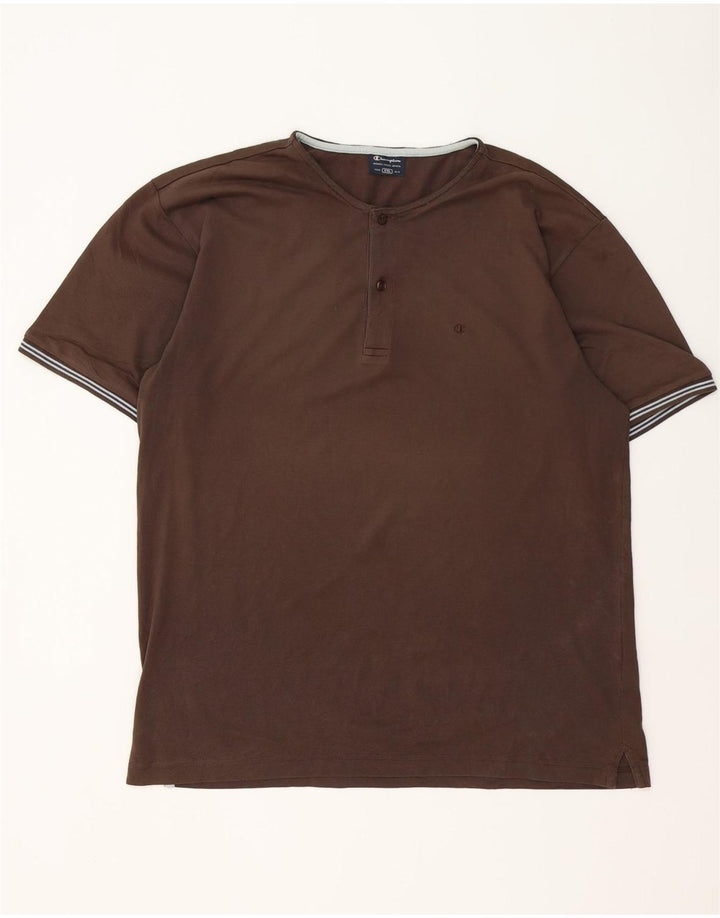 Мужская футболка Champion 2XL в коричневую полоску