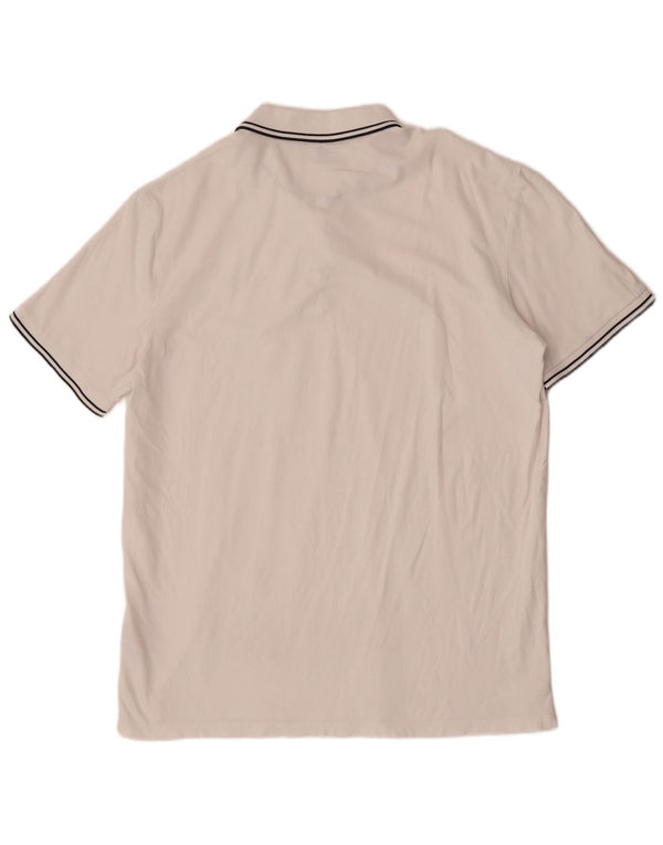Мужская рубашка поло Jack & Jones Core с короткими рукавами стандартного кроя 2XL, белый хлопок