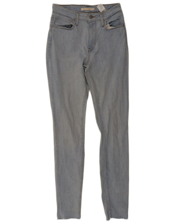 Женские джинсы скинни Levi's 721 с высокой посадкой W28 L32, синие, хлопок