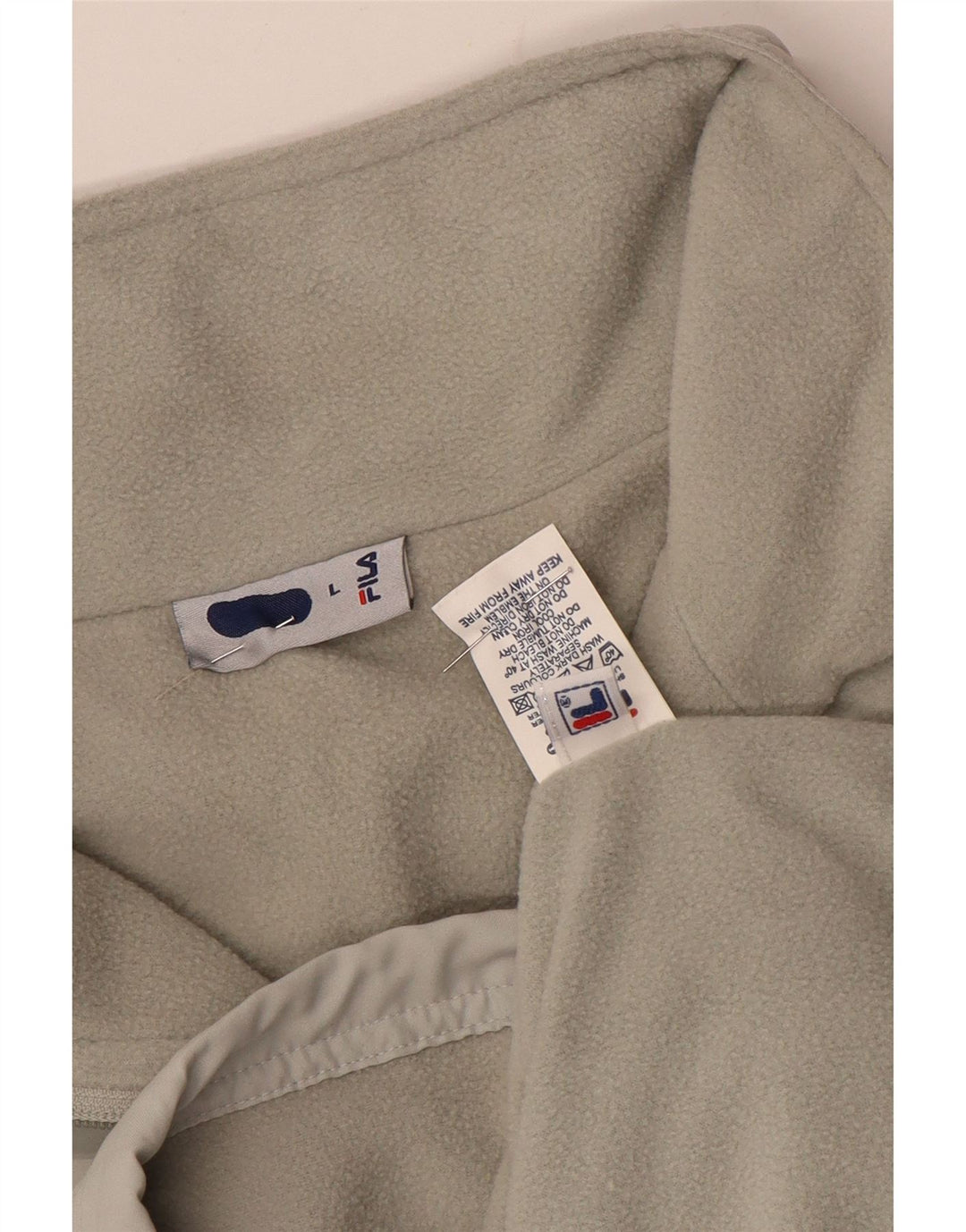 Мужская ветровка Fila с подкладкой UK 40, большая серая, полиэстер