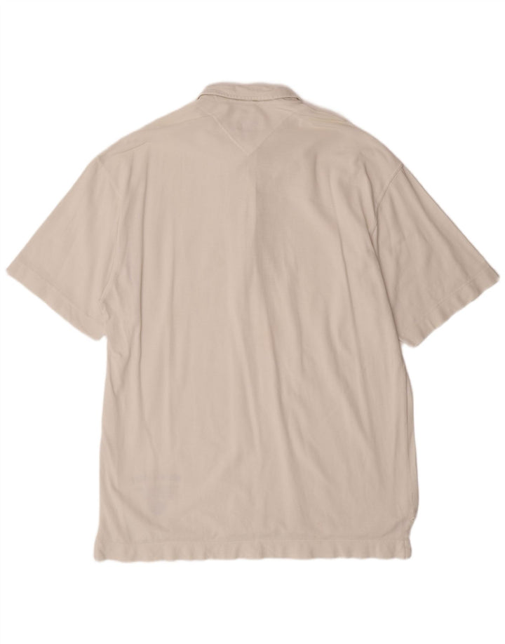 BELFE & BELFE Mens Polo Shirt XL White Cotton