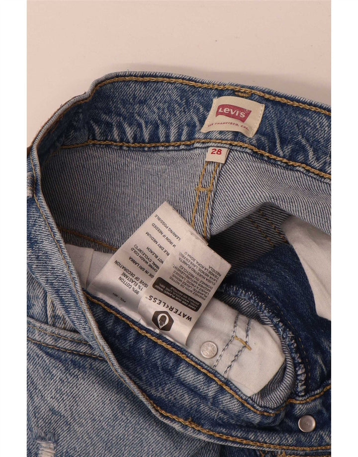 Женские расклешенные джинсы Levi's W28 L29, синий хлопок