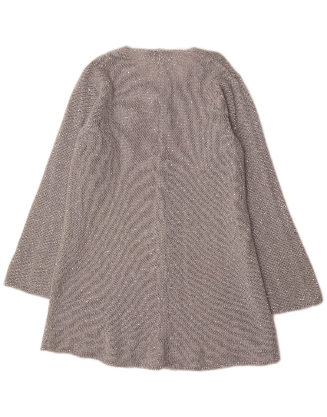 Женский удлиненный кардиган Oris IT 44, средний серебристый мохер