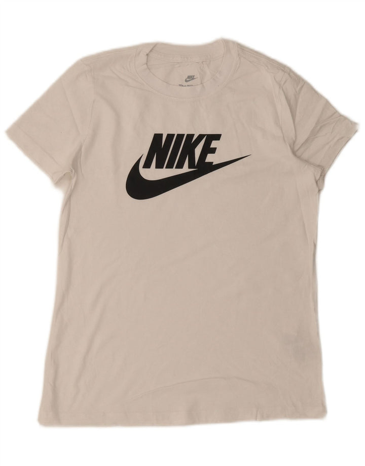 Мужская футболка с рисунком NIKE, маленькая белая хлопковая футболка