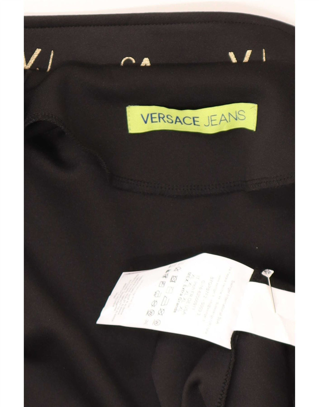Versace Мужской спортивный костюм с графическим рисунком Верхняя куртка XL Черный Полиэстер Спортивный