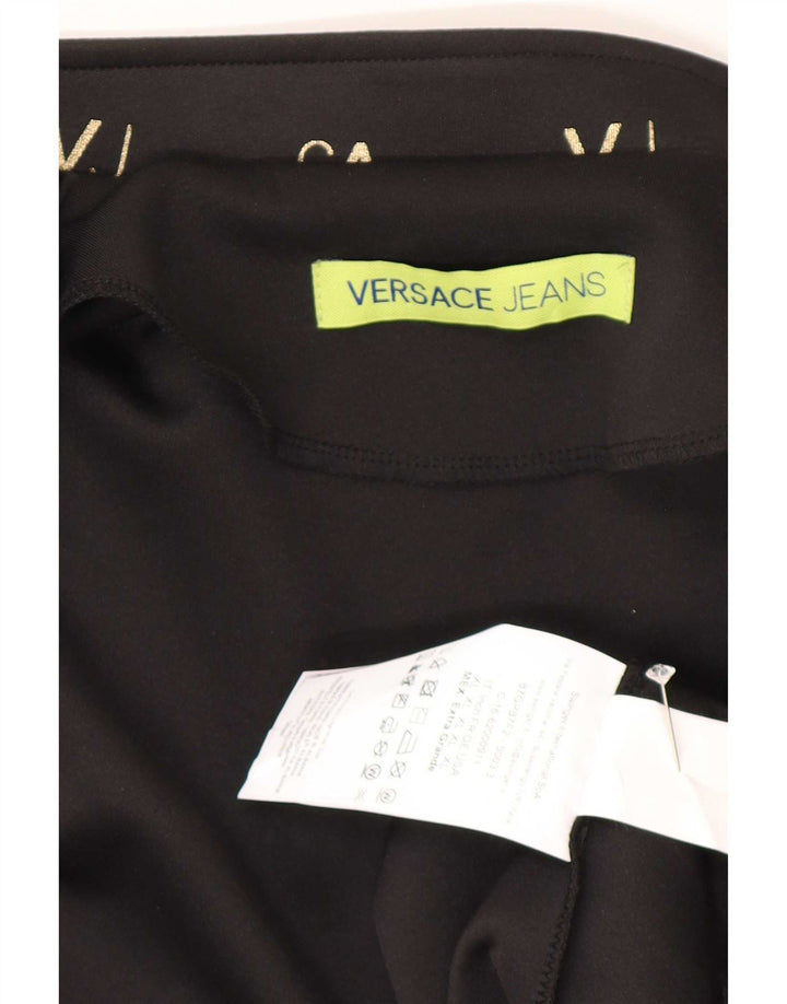 Versace Мужской спортивный костюм с графическим рисунком Верхняя куртка XL Черный Полиэстер Спортивный
