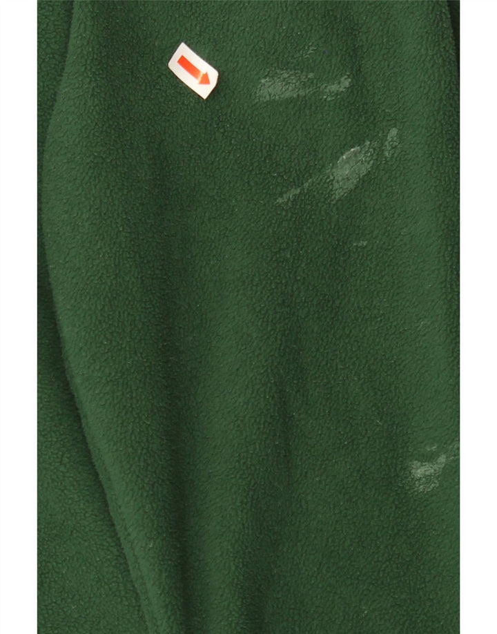 MOUNTAIN WAREHOUSE Mens Zip Neck Fleece Jumper XL Green Polyester Vintage Mountain Warehouse and Second-Hand Mountain Warehouse from Messina Hembry 