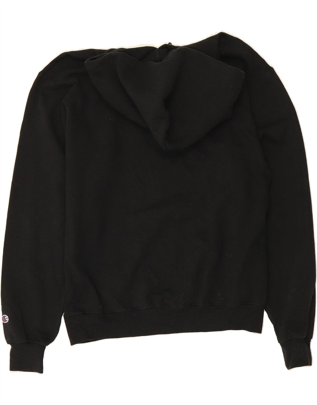 CHAMPION Mens Warriors Graphic Hoodie Jumper Medium Black Cotton Vintage Champion and Second-Hand Champion from Messina Hembry 