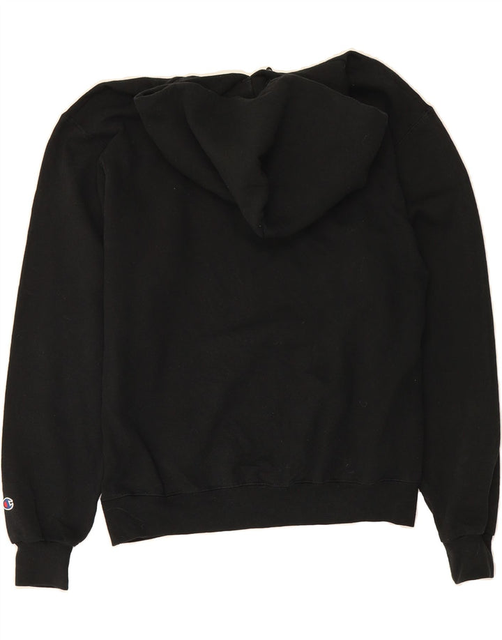CHAMPION Mens Warriors Graphic Hoodie Jumper Medium Black Cotton Vintage Champion and Second-Hand Champion from Messina Hembry 