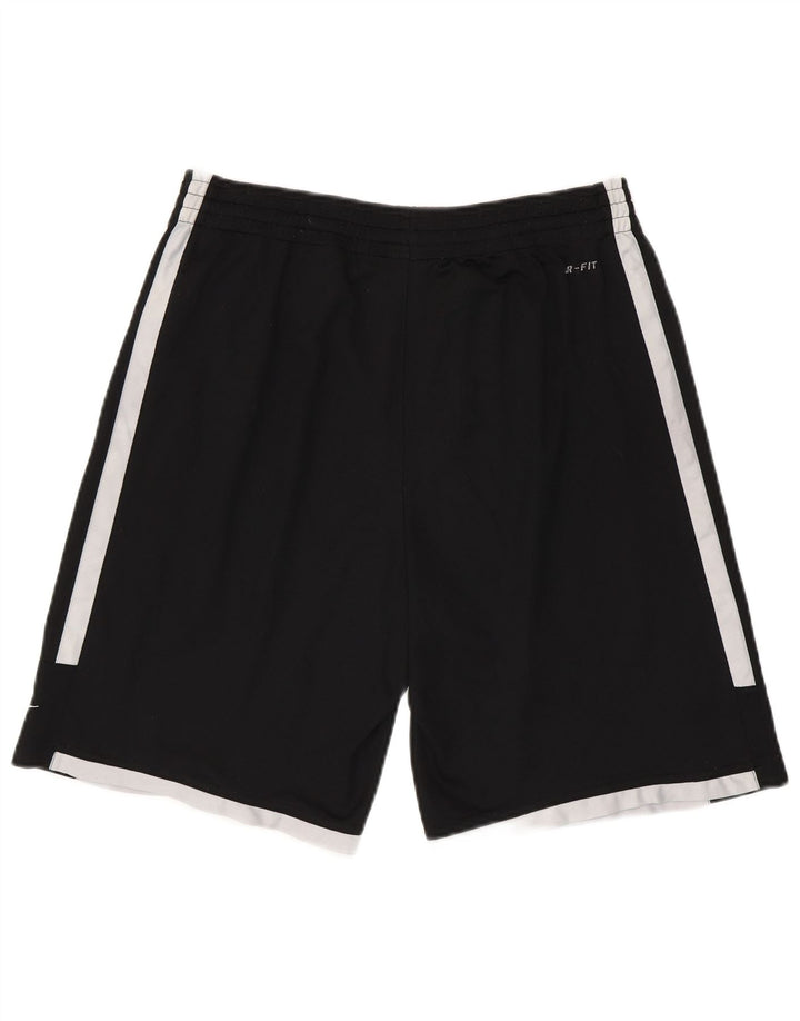 Мужские спортивные шорты Nike Dri Fit, маленькие черные полиэстер с цветными блоками