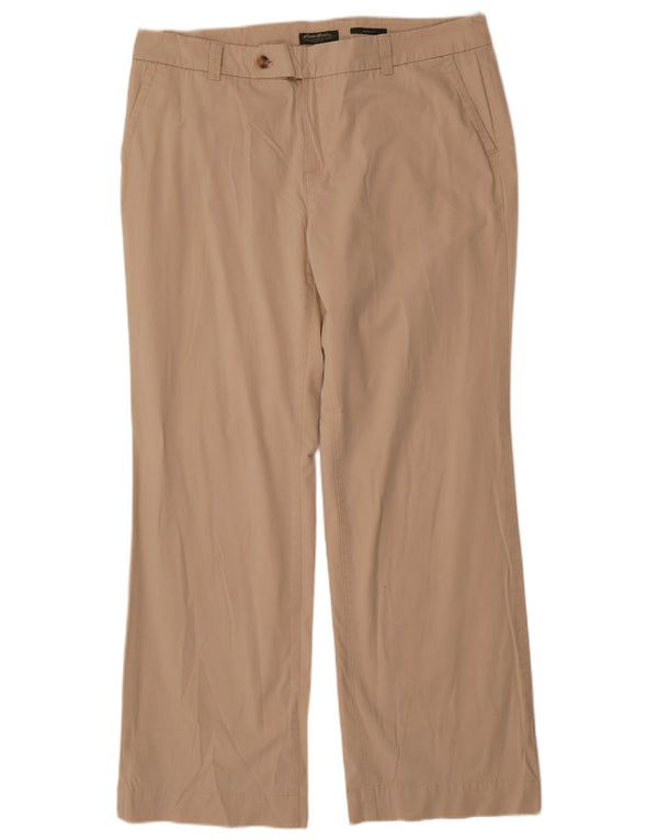 Женские костюмные брюки EDDIE BAUER Mercer Fit США 16 2XL W38 L32 бежевые