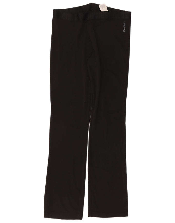 Женские леггинсы REEBOK UK 12/14, средний черный полиэстер