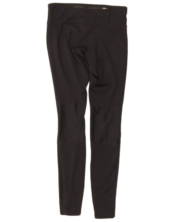 Женские леггинсы Nike Dri Fit UK 8, маленькие черные полиэстер