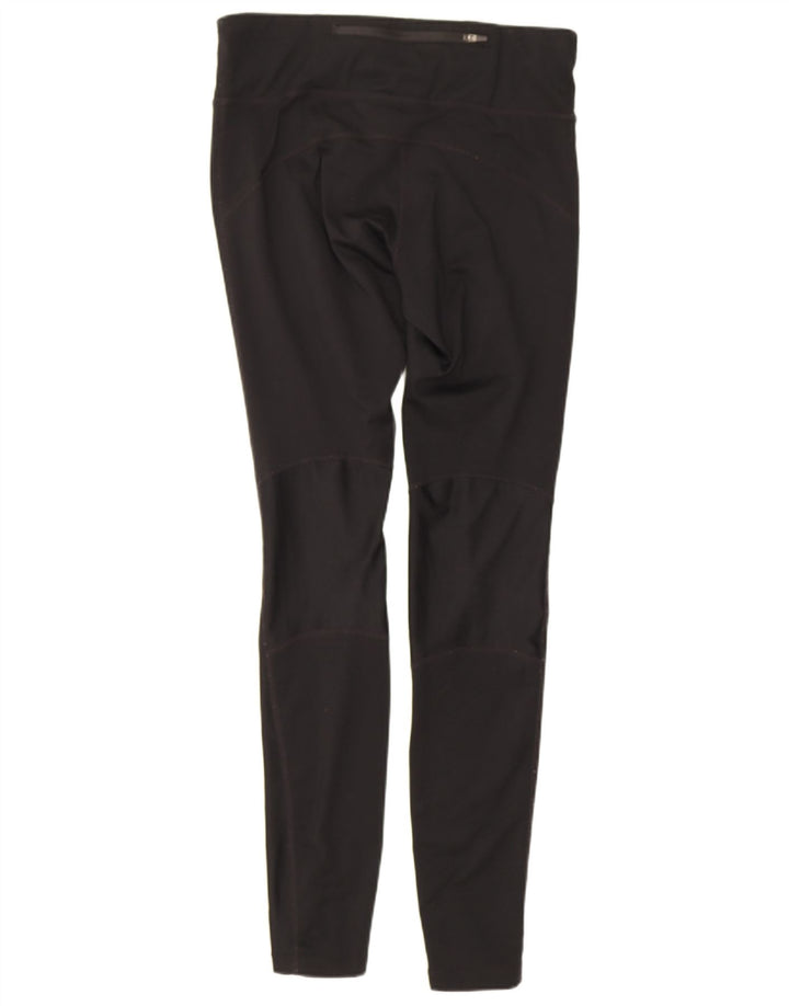Женские леггинсы Nike Dri Fit UK 8, маленькие черные полиэстер