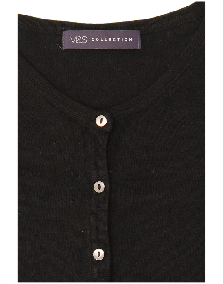 Женский кардиган-свитер Marks & Spencer UK 10, маленький черный