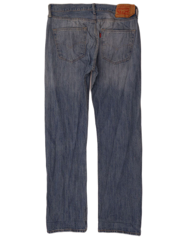 Мужские прямые джинсы Levi's 501 W32 L32 синие, хлопок