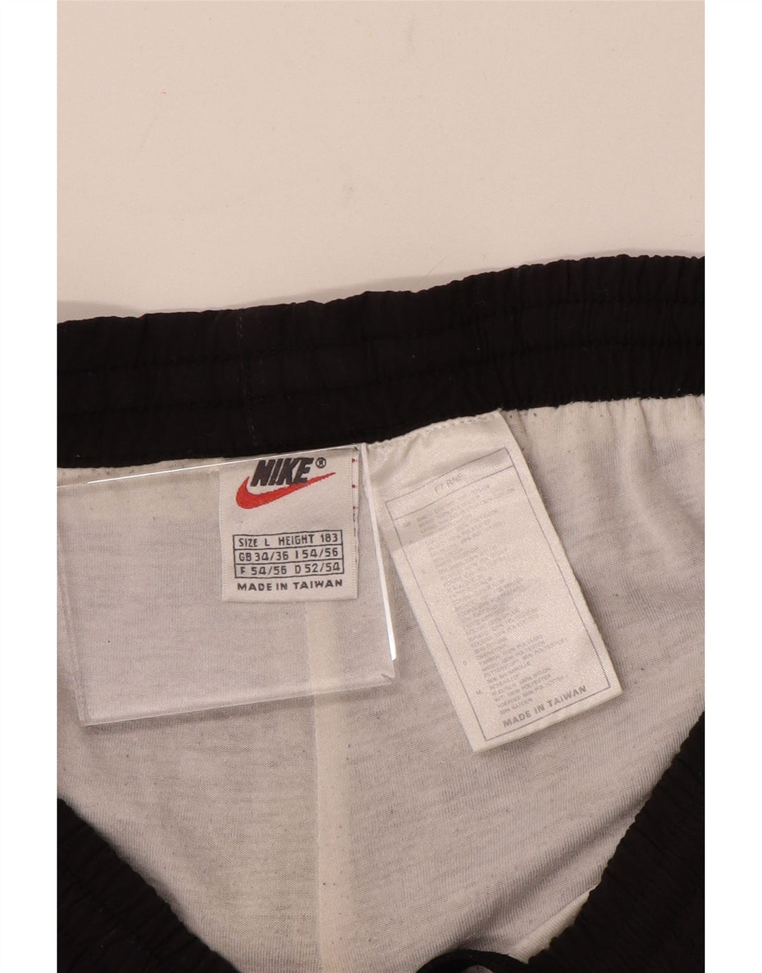 Мужские спортивные брюки Nike, большие черные брюки из полиэстера