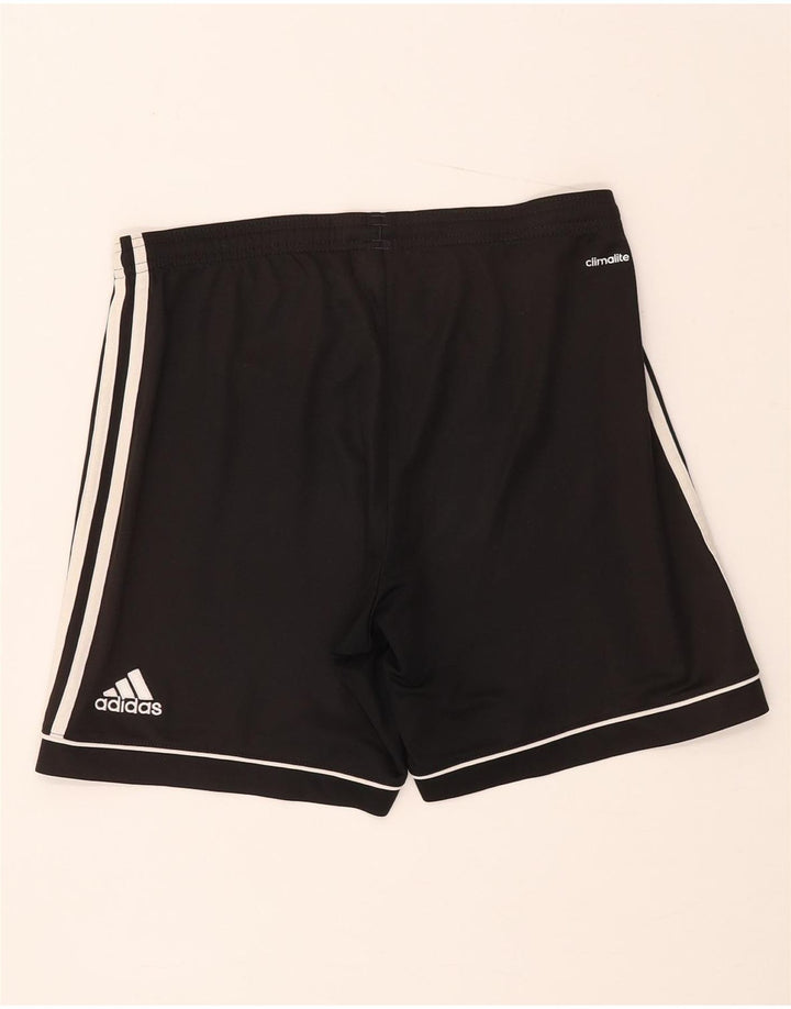Мужские спортивные шорты Adidas Climalite, маленькие черные из полиэстера