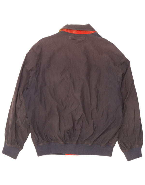 Sea & Sky Mens Bomber Jacket UK 42 XL Navy Blue Polyester