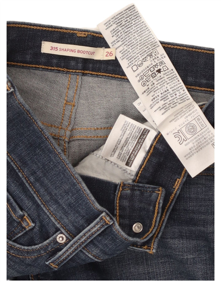 Женские джинсы Levi's 315 Shaping Bootcut W26 L29, синий хлопок