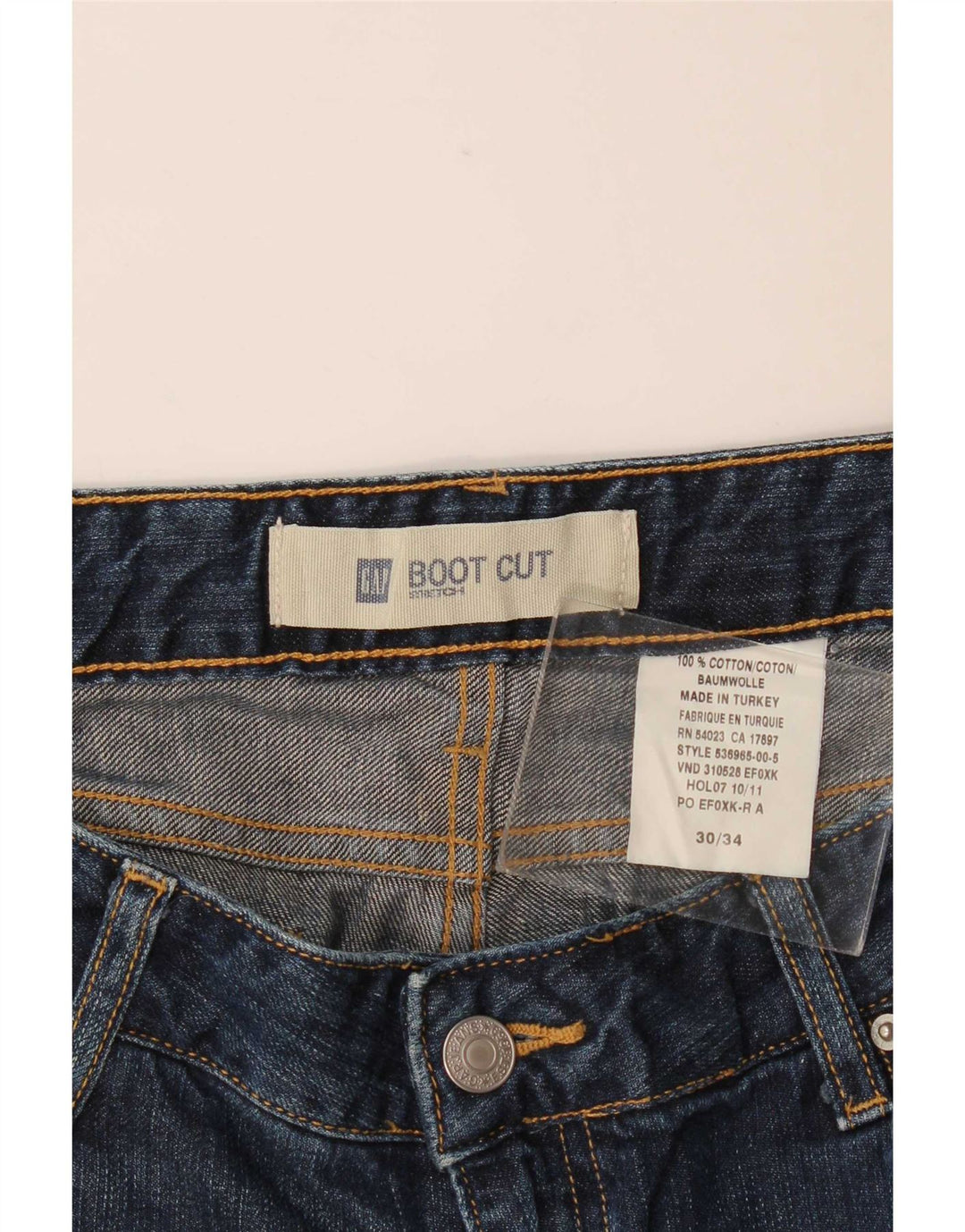 Женские джинсовые шорты Gap W30, хлопковые, среднего синего цвета