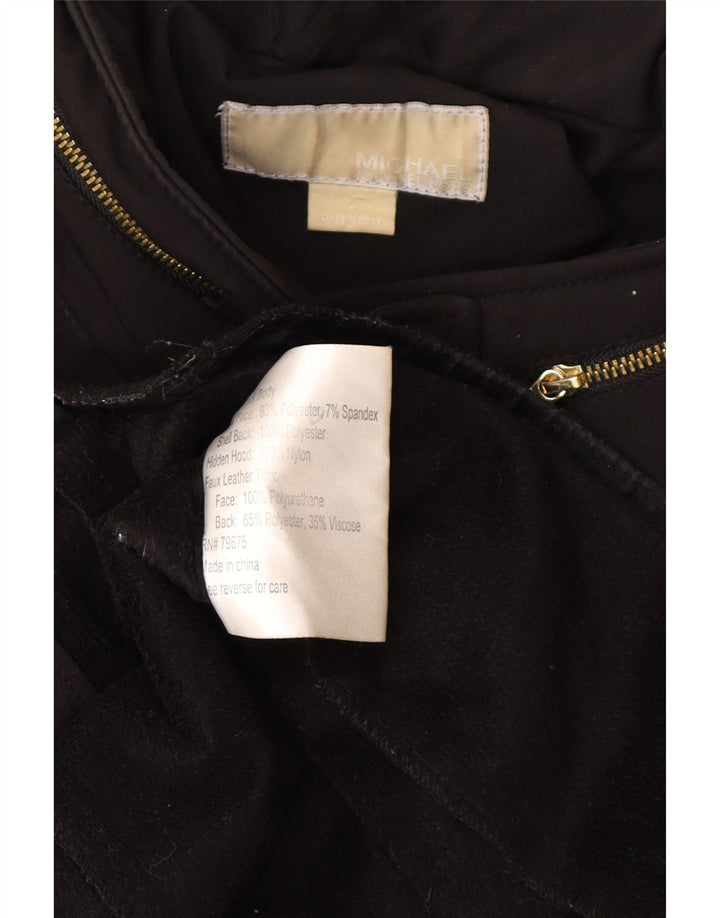 MICHAEL KORS Womens Utility Jacket UK 14 Large Black Polyester Vintage Michael Kors and Second-Hand Michael Kors from Messina Hembry 