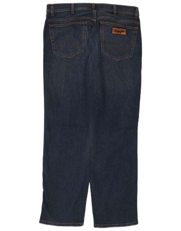 Мужские прямые джинсы Wrangler Texas W36 L32, синий хлопок