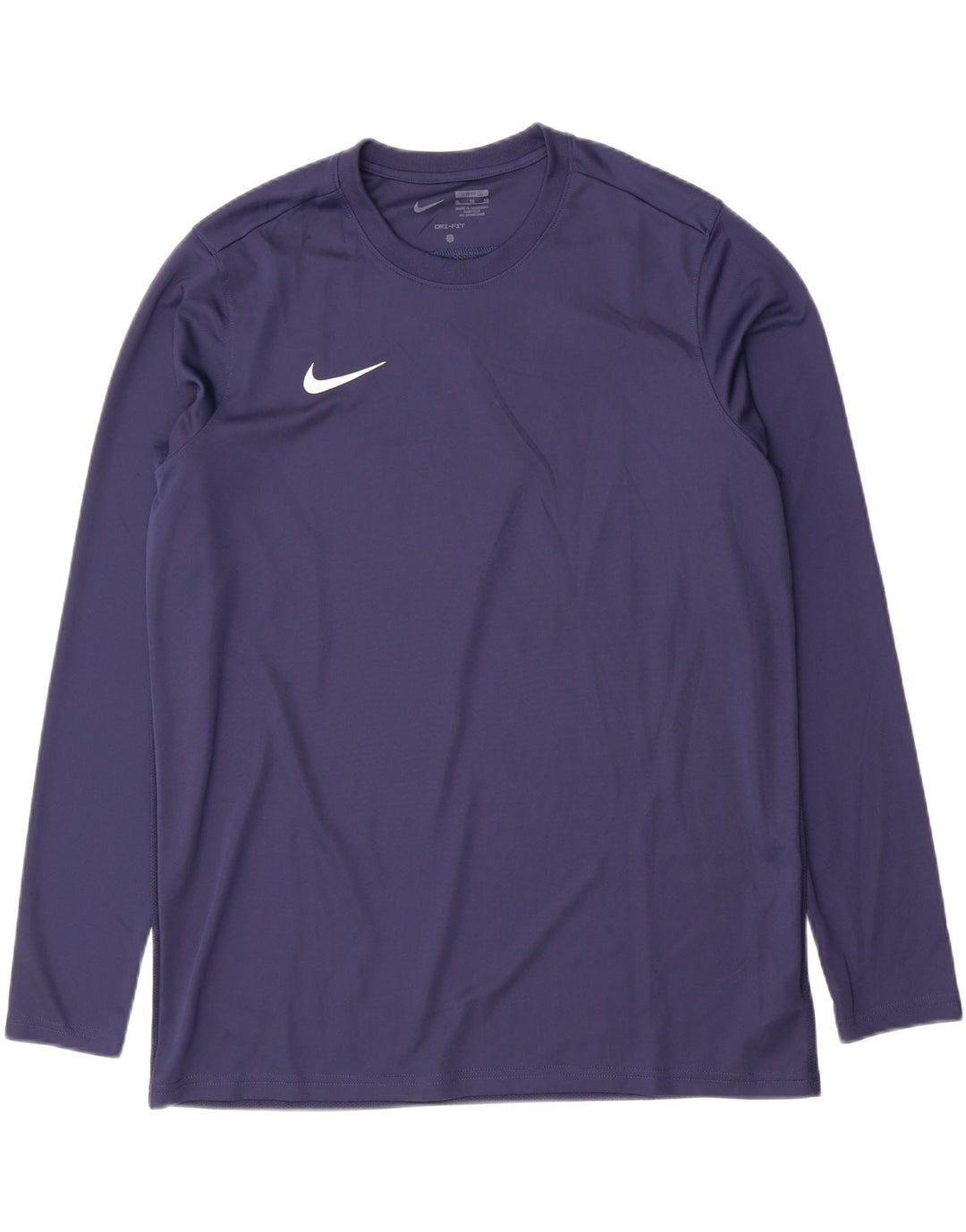 Мужской топ Nike Dri Fit Slim Fit с длинным рукавом XL, темно-синий, полиэстер