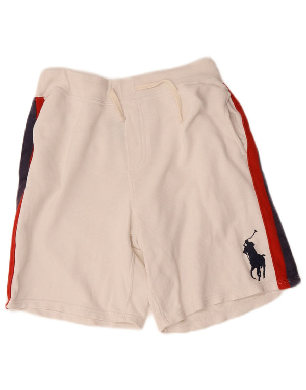 Спортивные шорты Polo Ralph Lauren для мальчиков 14–15 лет, большие белые цветные блоки