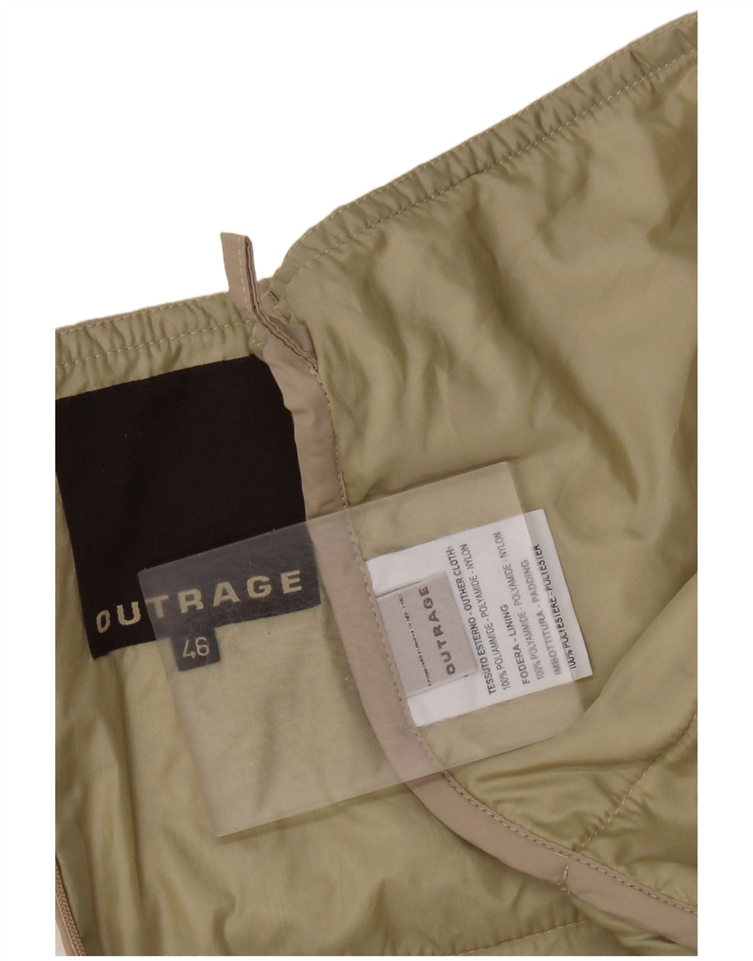 Юбка макси женская с завышенной талией OUTRAGE IT 46 Large W30 Бежевый Полиамид
