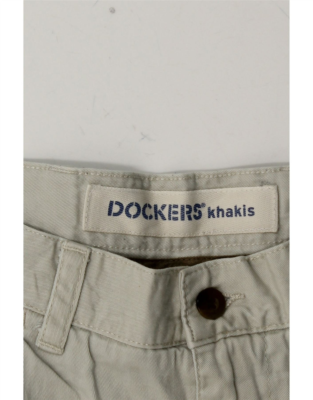 Мужские шорты чинос DOCKERS цвета хаки W34, большие синие, хлопок