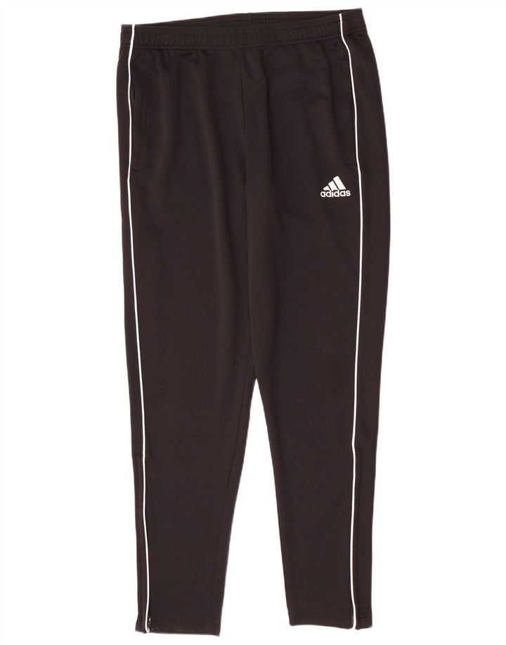 Мужские спортивные брюки Adidas, большие черные из полиэстера