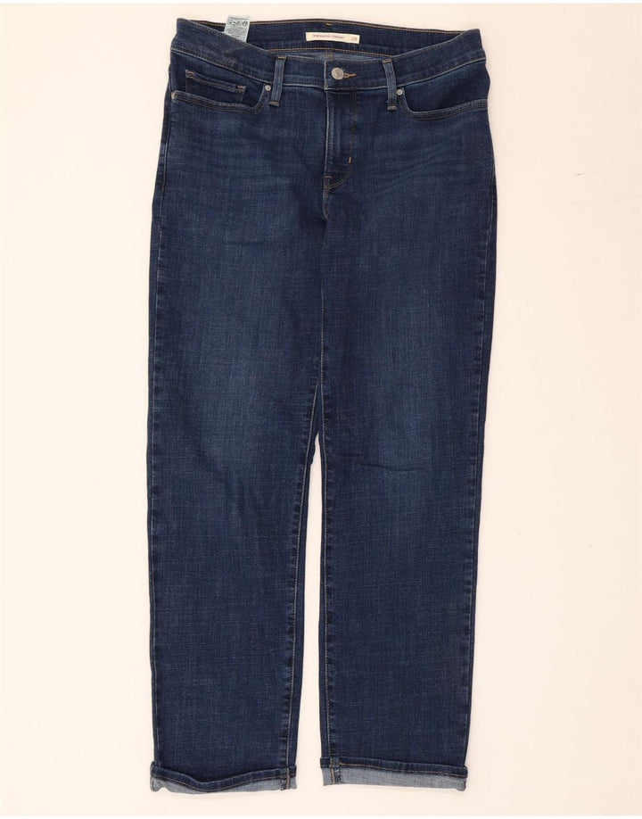Женские прямые джинсы Levi's 314 W28 L27, синий хлопок
