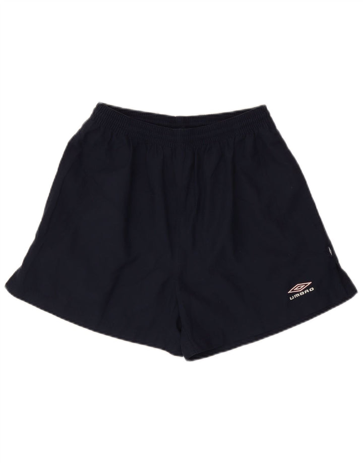 Мужские спортивные шорты Umbro, маленькие, темно-синие, полиэстер