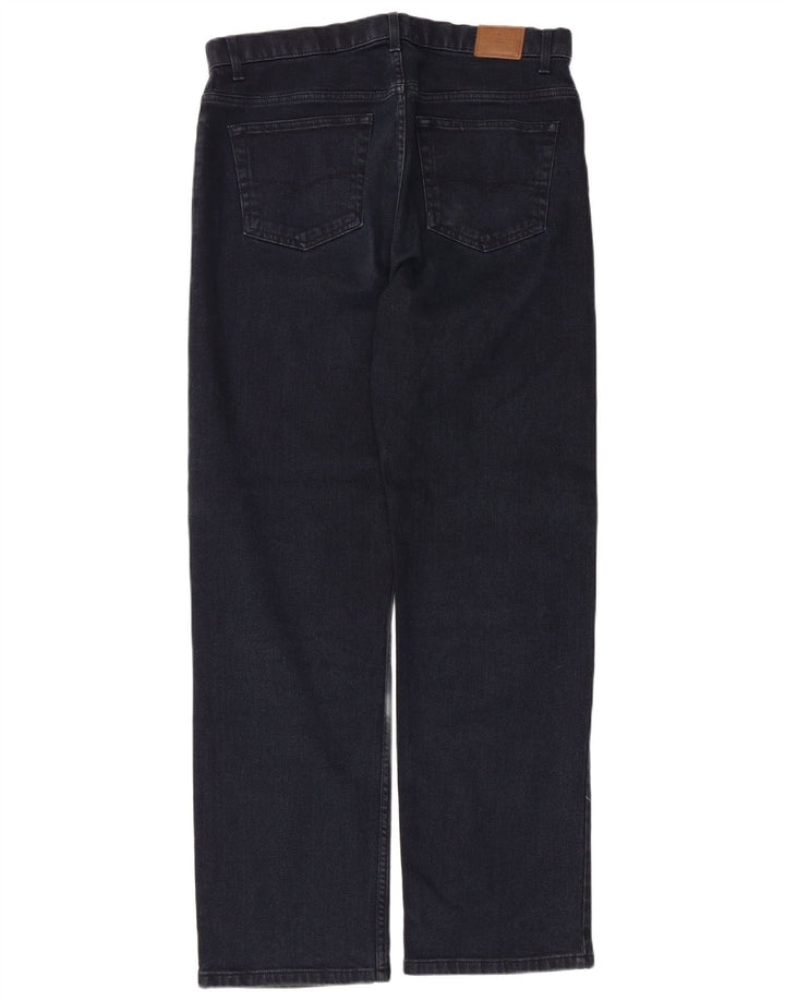 Мужские прямые джинсы Marks & Spencer W36 L33 темно-синие, хлопок