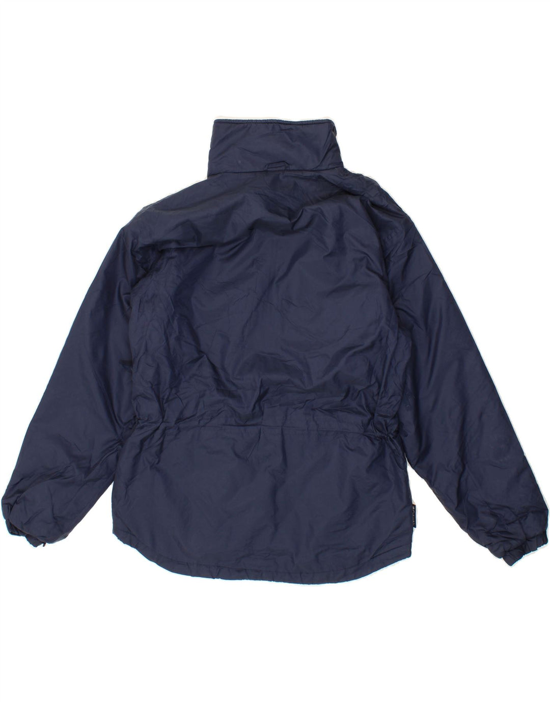 COLUMBIA Womens Windbreaker Jacket UK 14 Medium Navy Blue Vintage Columbia and Second-Hand Columbia from Messina Hembry 