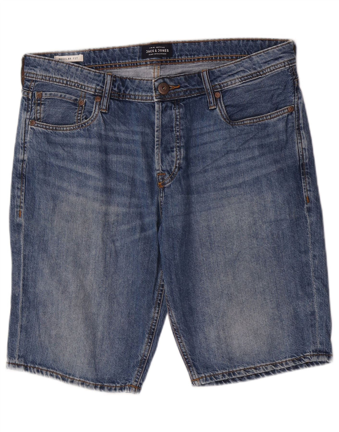 Мужские джинсовые шорты стандартного кроя Jack & Jones, большие W34, синие