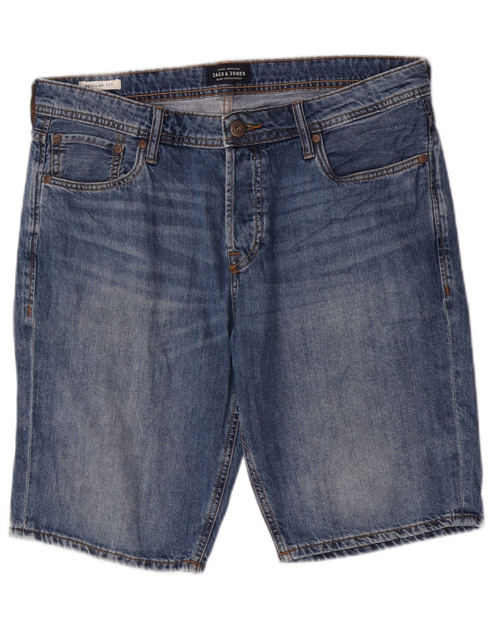 Мужские джинсовые шорты стандартного кроя Jack & Jones, большие W34, синие