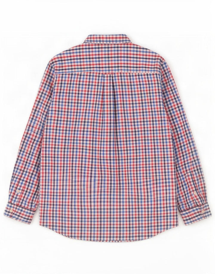 Мужская рубашка Chaps Easy Care XL, разноцветный хлопок в мелкую клетку
