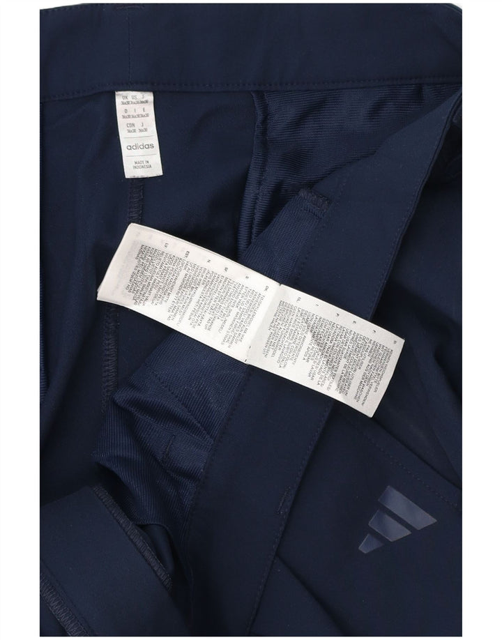 Мужские прямые брюки-чиносы ADIDAS W36 L30 темно-синие из полиэстера