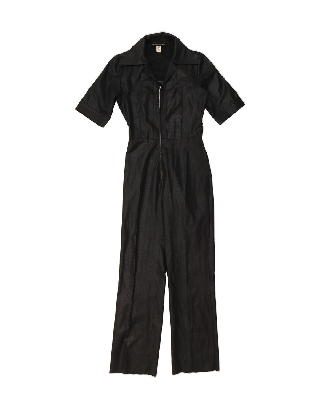 DIOLEN Womens Jumpsuit EU 38 Medium  Black Polyester Vintage Diolen and Second-Hand Diolen from Messina Hembry 