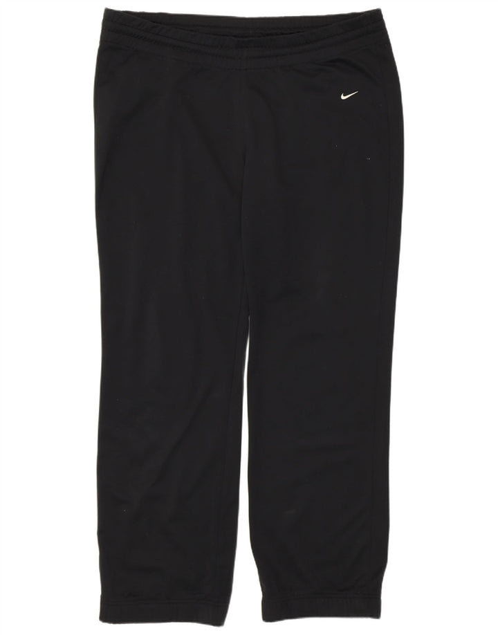 NIKE Mens Tracksuit Trousers Joggers XL Black Polyester