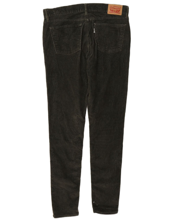 Женские вельветовые брюки Levi's 710 Super Skinny W30 L30 цвета хаки, хлопок