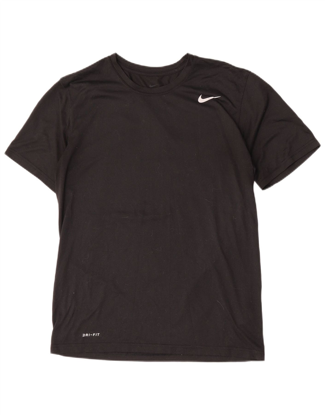 Мужская футболка Nike Dri Fit, средний черный полиэстер