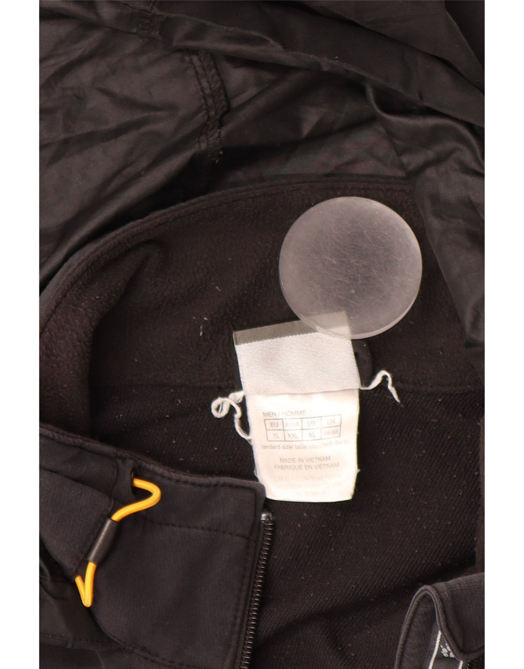 Мужская ветровка с капюшоном JACK WOLFSKIN UK 44/46 XL, черный полиамид