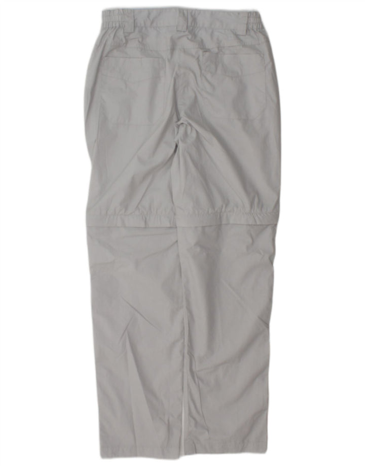 Женские брюки чинос Mountain Warehouse UK 8, маленькие W27 L30, серый полиэстер