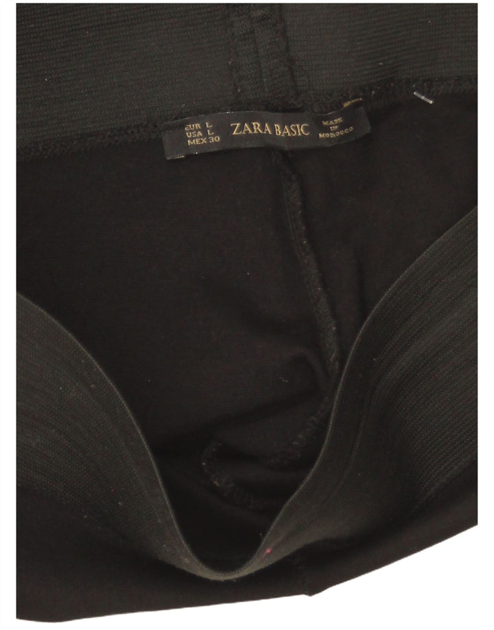 Женские леггинсы Zara UK 16, большие черные